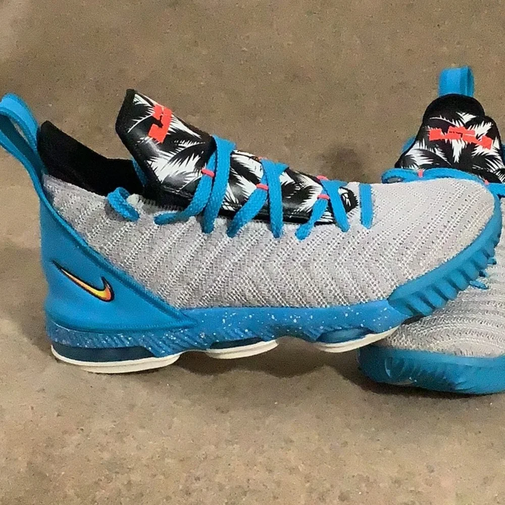 Nike Lebron  XVI 16 GS  Men’s US Y6. AQ2465-076 - Picture 3 of 6